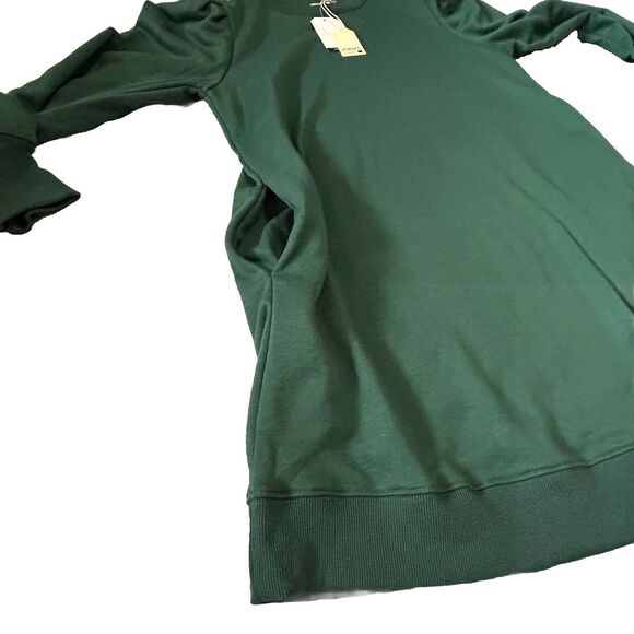 Jodifl Dress Midi Sweatshirt Womens M Green Long Sleeve Crewneck - Picture 7 of 10